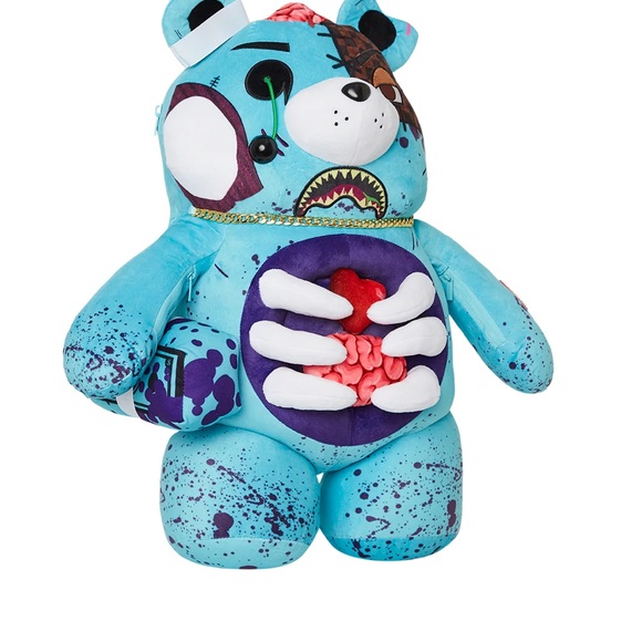 Sprayground NIGHT OF THE LIVING BEAR backpack - Picture 2 of 10